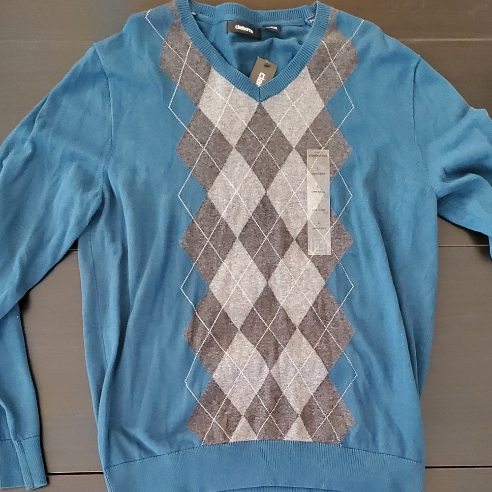 Claiborne Large Turquoise Sweater